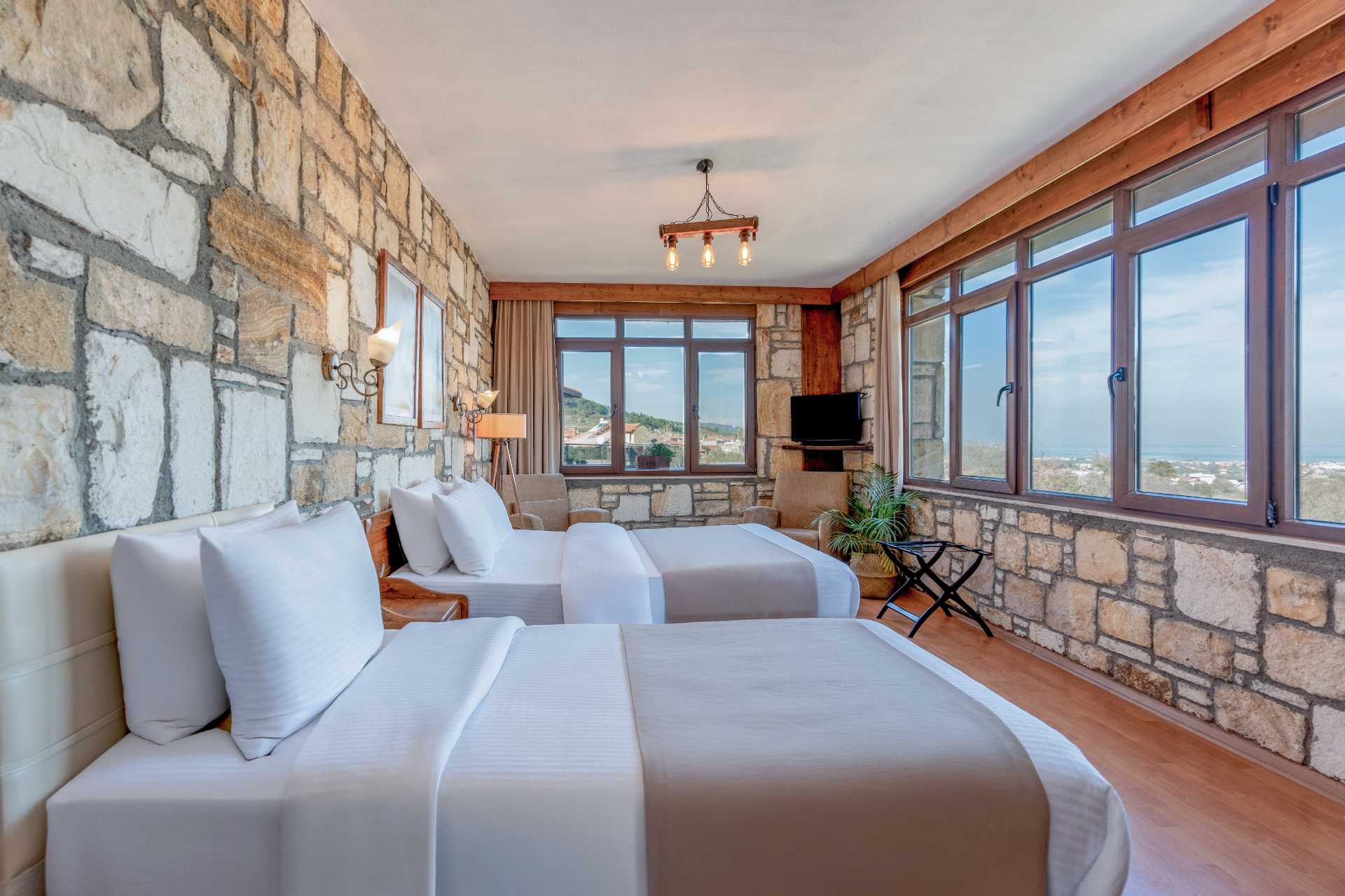 Superior 3 Kişilik Deniz Manzaralı